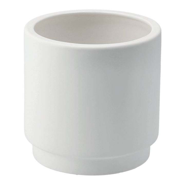 Solid flower pot white, medium Ø16 cm DBKD