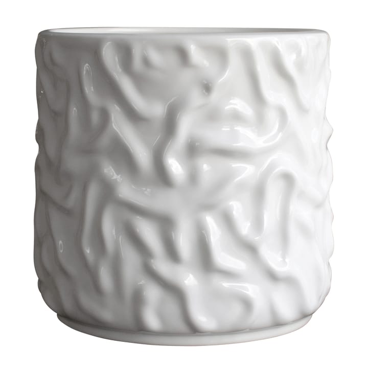 Swoon flower pot Ø23 cm, Shiny white DBKD