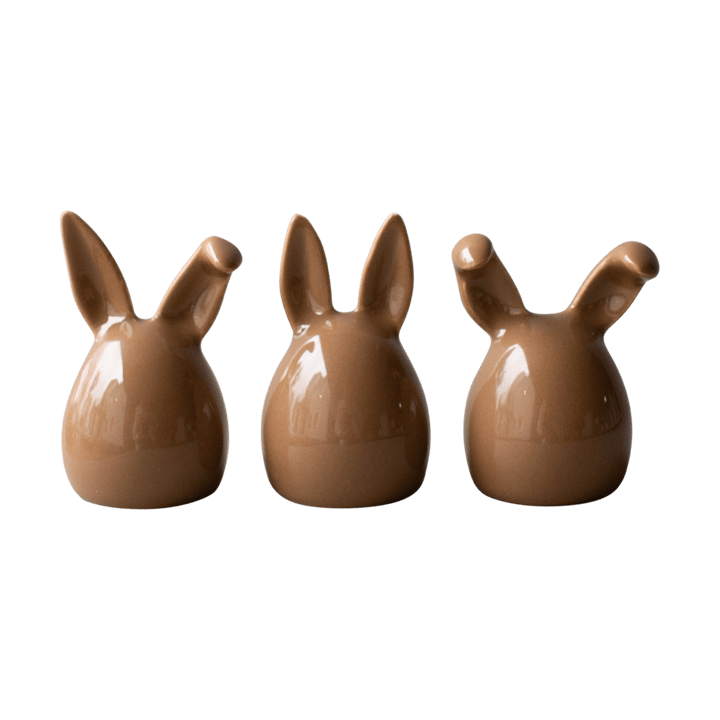 Triplets easter rabbit 3-pack - Shiny nougat - DBKD