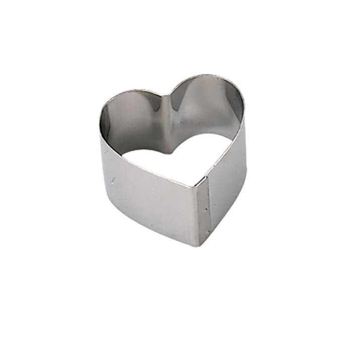 Baking Mold Heart Ø14 cm, Stainless steel De Buyer