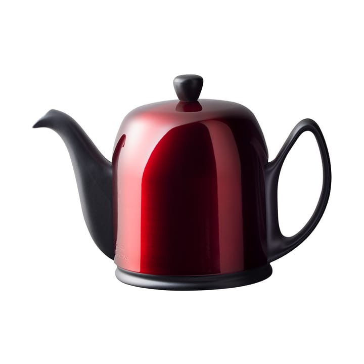 Salam teapot 1 L, Candy apple-Black Degrenne