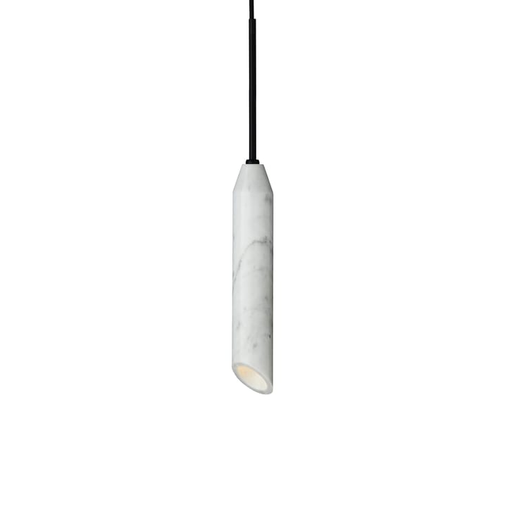 Marble Art pendant Ø5x55 cm marble - White - Design By Us