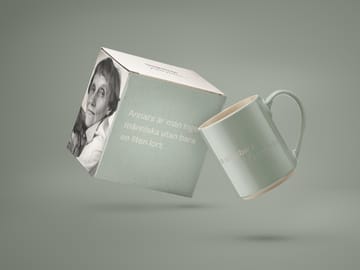 Astrid Lindgren mug. annars är man ingen människa - Svensk text - Design House Stockholm