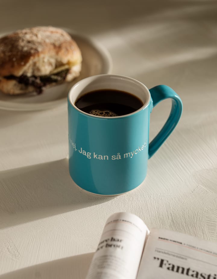 Astrid Lindgren mug 'Det är konstigt med mig…', Swedish text Design House Stockholm