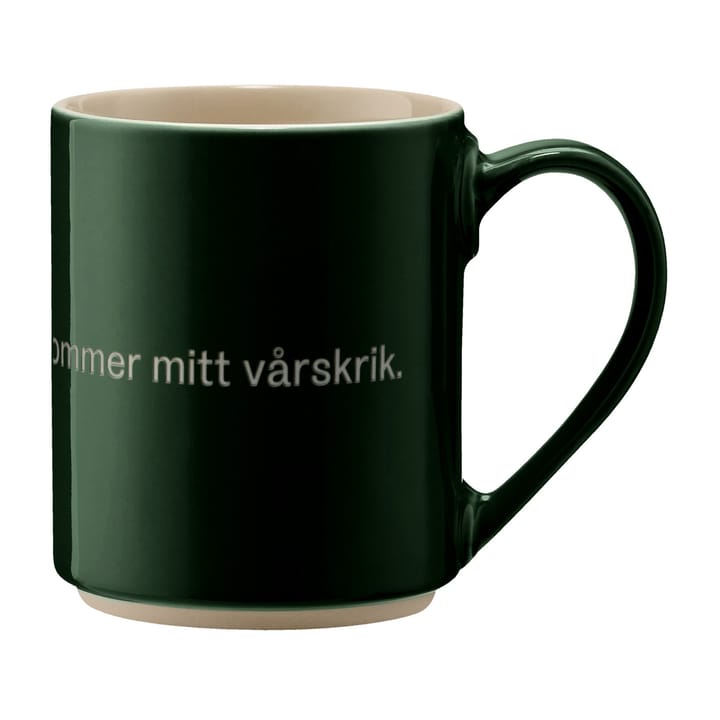 Astrid Lindgren mug. håll for örona, Swedish text Design House Stockholm