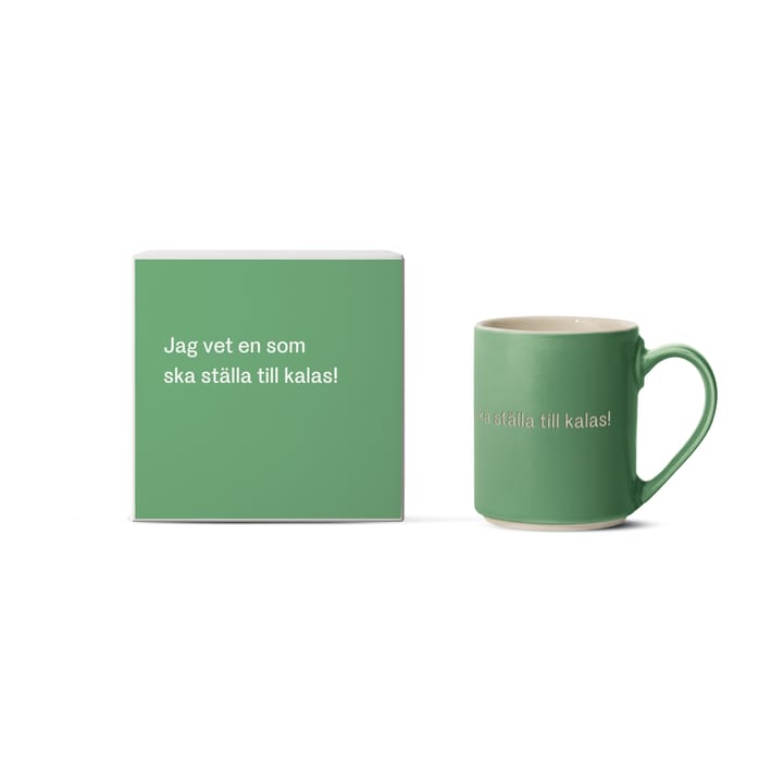 Astrid Lindgren mug, jag vet en som ska…, Swedish text Design House Stockholm