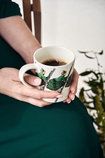 Aunt Green mug with handle - 40 cl - Design House Stockholm