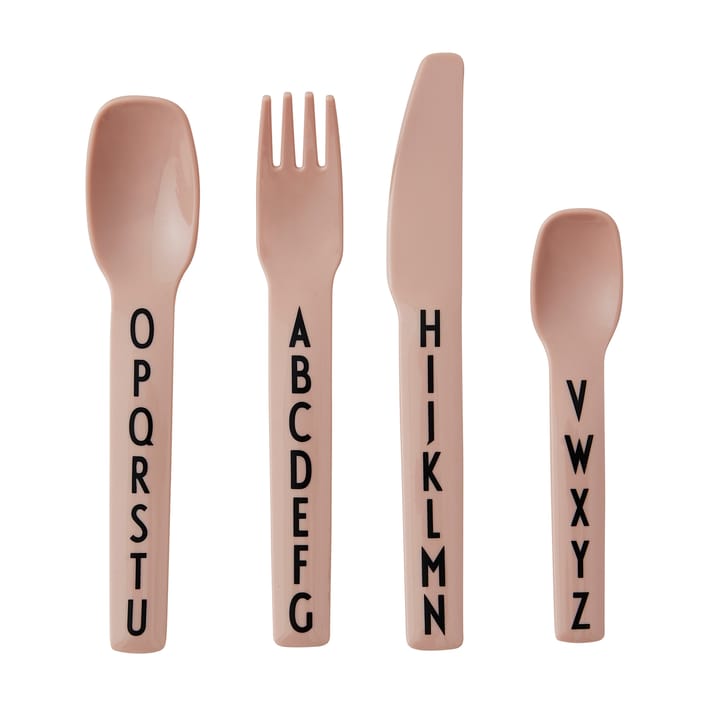 Design Letters children's cutlery melamine, Nude Design Letters