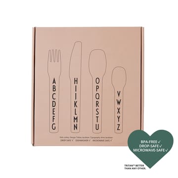 Design Letters children's cutlery melamine - Nude - Design Letters