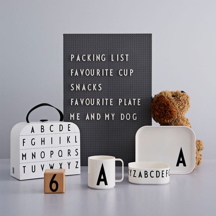 Design Letters children's dinnerware set, A Design Letters