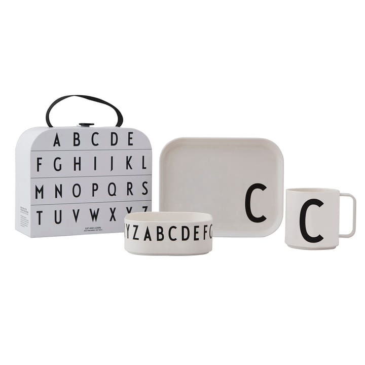 Design Letters children's dinnerware set - C - Design Letters