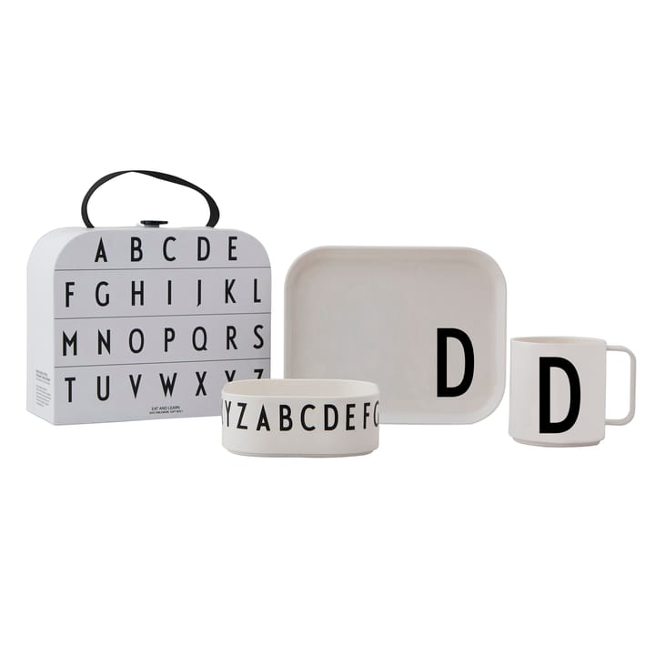 Design Letters children's dinnerware set - D - Design Letters