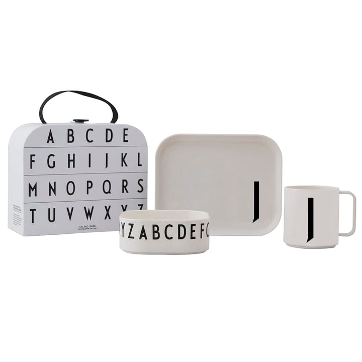 Design Letters children's dinnerware set - J - Design Letters