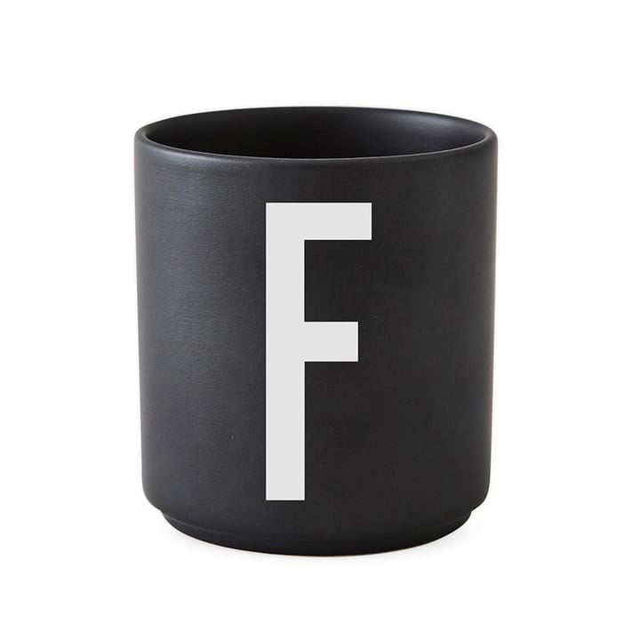 Design Letters cup black - F - Design Letters