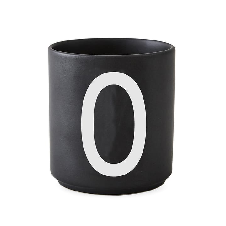 Design Letters cup black - O - Design Letters