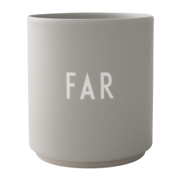 Design Letters favourite cup 25 cl, Far-grey Design Letters