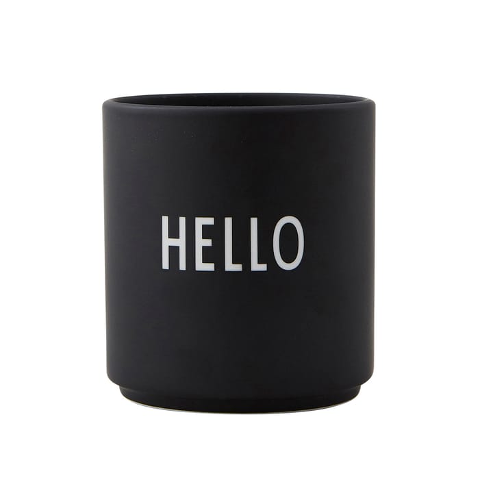 Design Letters favourite cup 25 cl - Hello-black - Design Letters