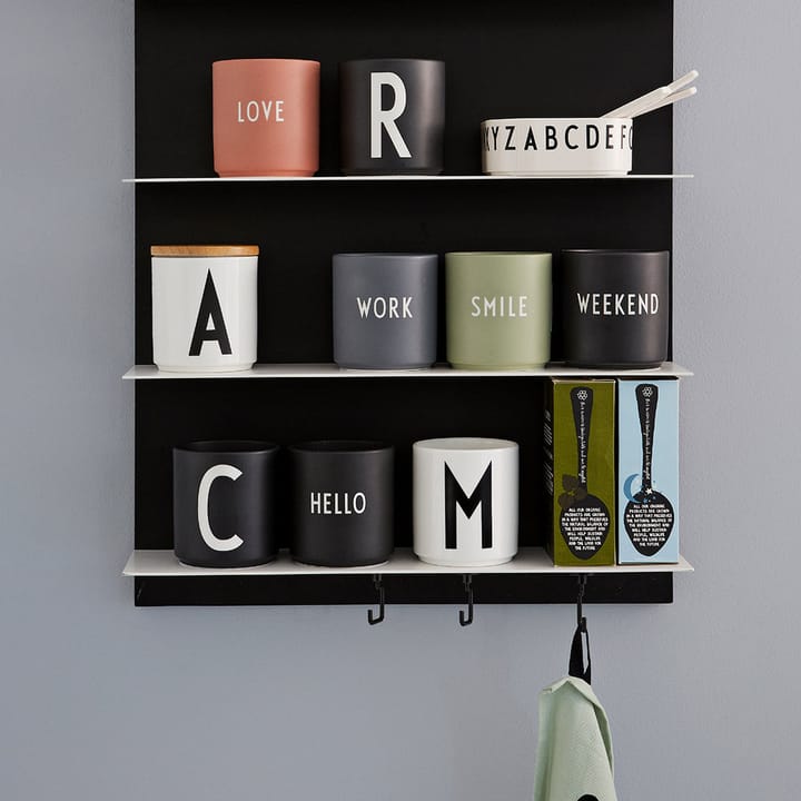 Design Letters favourite cup 25 cl, Hello-black Design Letters