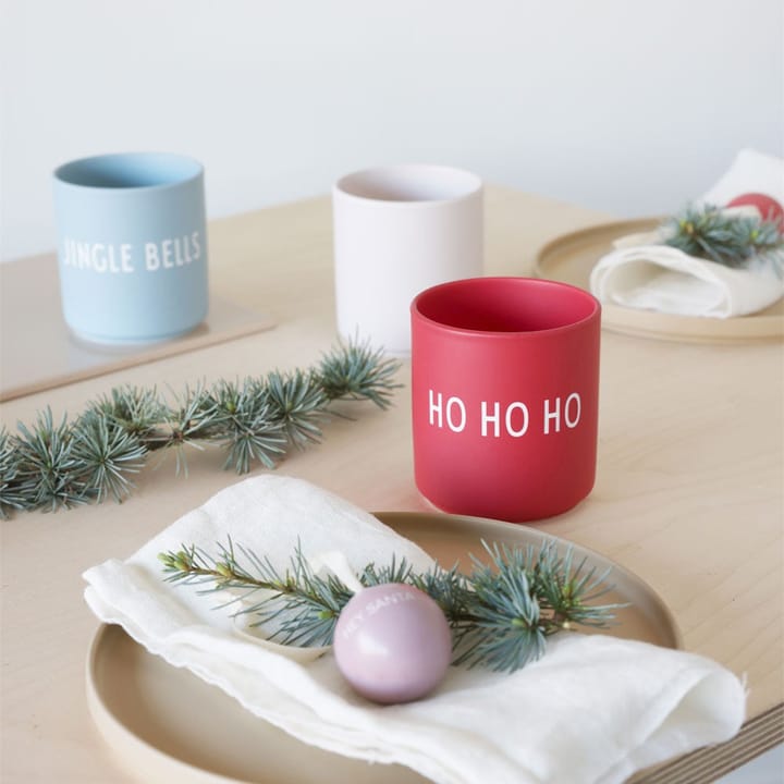 Design Letters favourite cup 25 cl, Ho ho ho-faded rose Design Letters