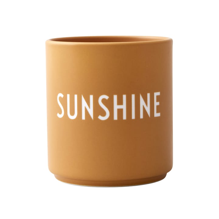 Design Letters favourite cup 25 cl - Sunshine (Yellow) - Design Letters