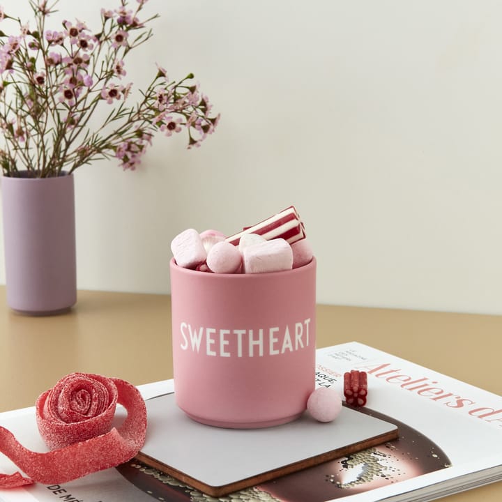 Design Letters favourite cup 25 cl, Sweetheart-pink Design Letters