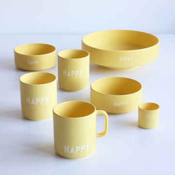 Design Letters favourite cup with handle 25 cl - Yellow - Design Letters