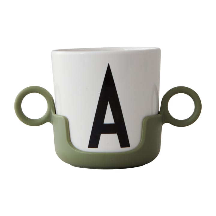 Design Letters handle for cup, Forest green Design Letters