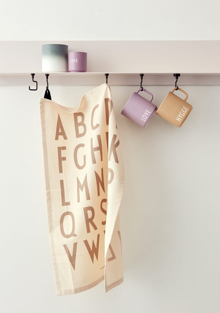 Design Letters kitchen towel 40x60 cm 2-pack, Off white Design Letters