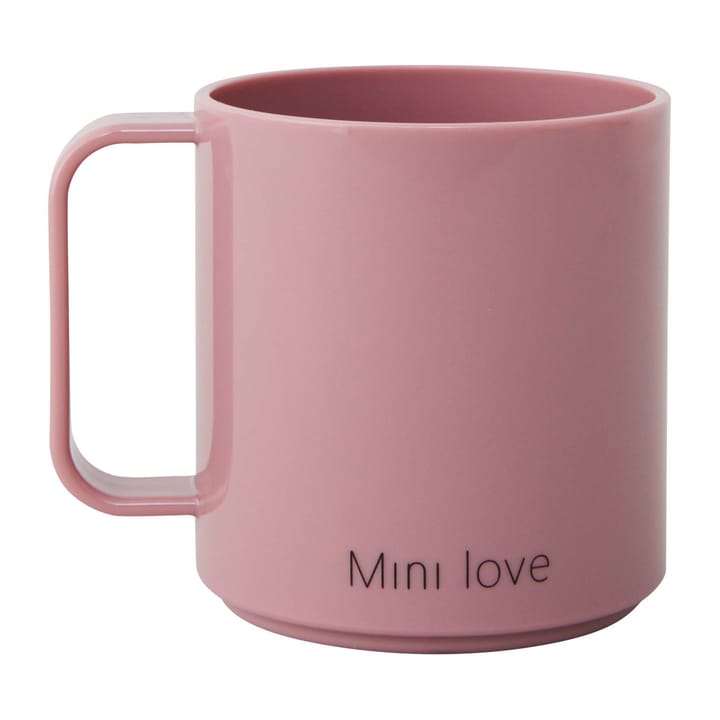 Design Letters Mini Love cup with handle, Ash rose Design Letters