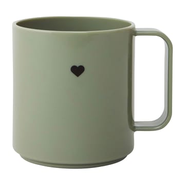 Design Letters Mini Love cup with handle - Olive green - Design Letters