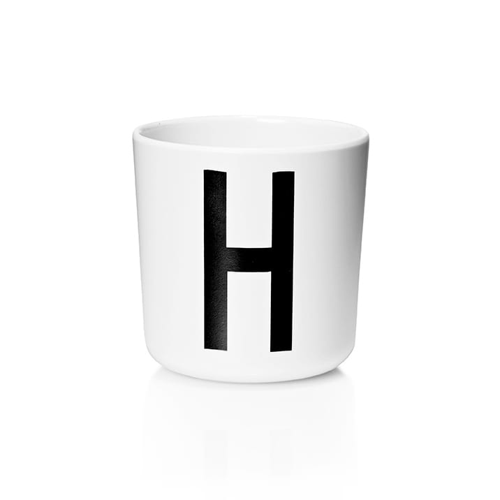 Design Letters personlised cup eco, H Design Letters