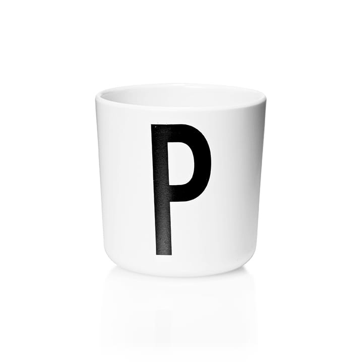 Design Letters personlised cup eco, P Design Letters