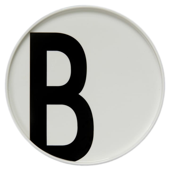 Design Letters plate, B Design Letters