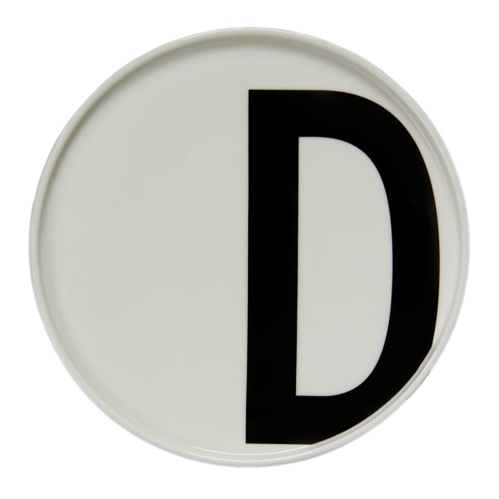 Design Letters plate, D Design Letters