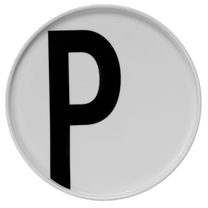 Design Letters plate - P - Design Letters