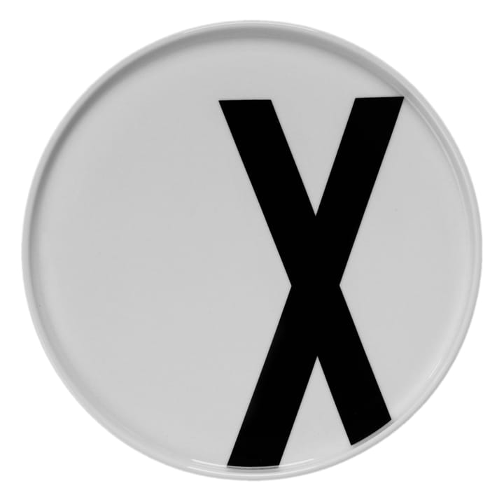 Design Letters plate, x Design Letters