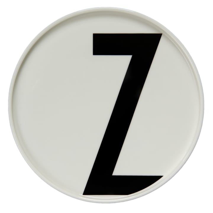 Design Letters plate - Z - Design Letters