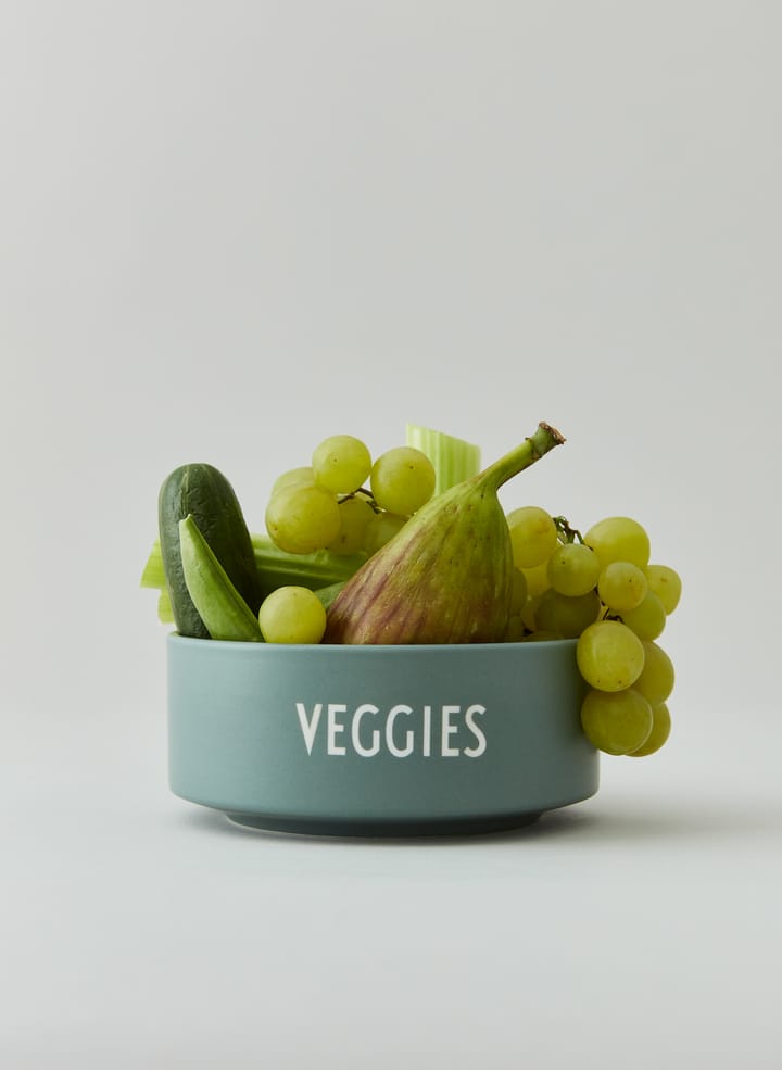 Design Letters snack bowl Ø12 cm, Veggies Design Letters