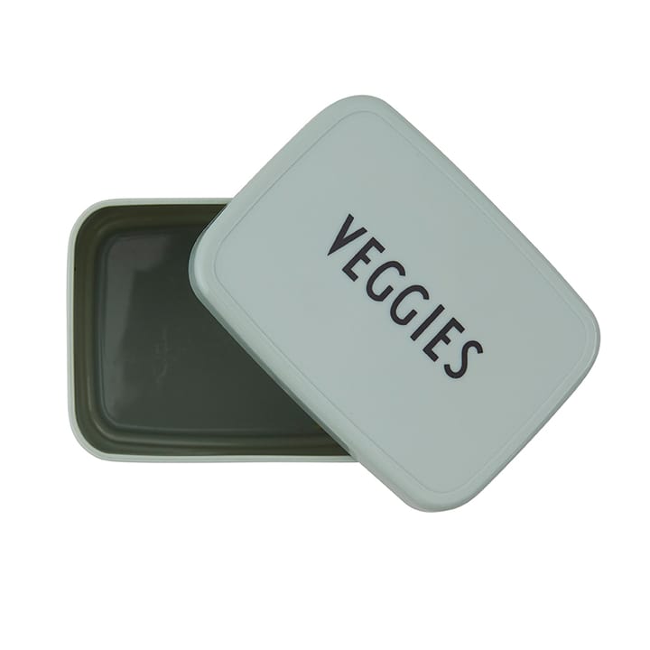 Design Letters snack box for lunch box, dark green Design Letters