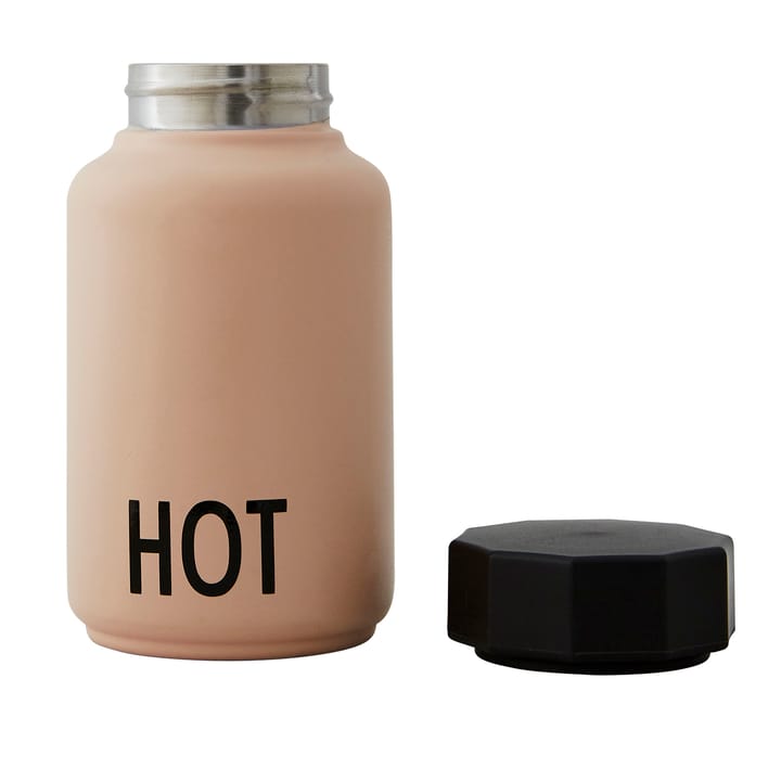 Design Letters thermal flask small, Soft camel Design Letters