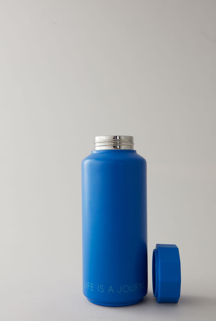 Design Letters thermal flask special edition, Cobalt blue Design Letters