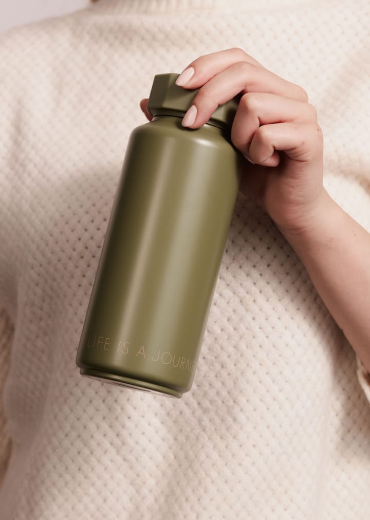 Design Letters thermal flask special edition, Forest green Design Letters