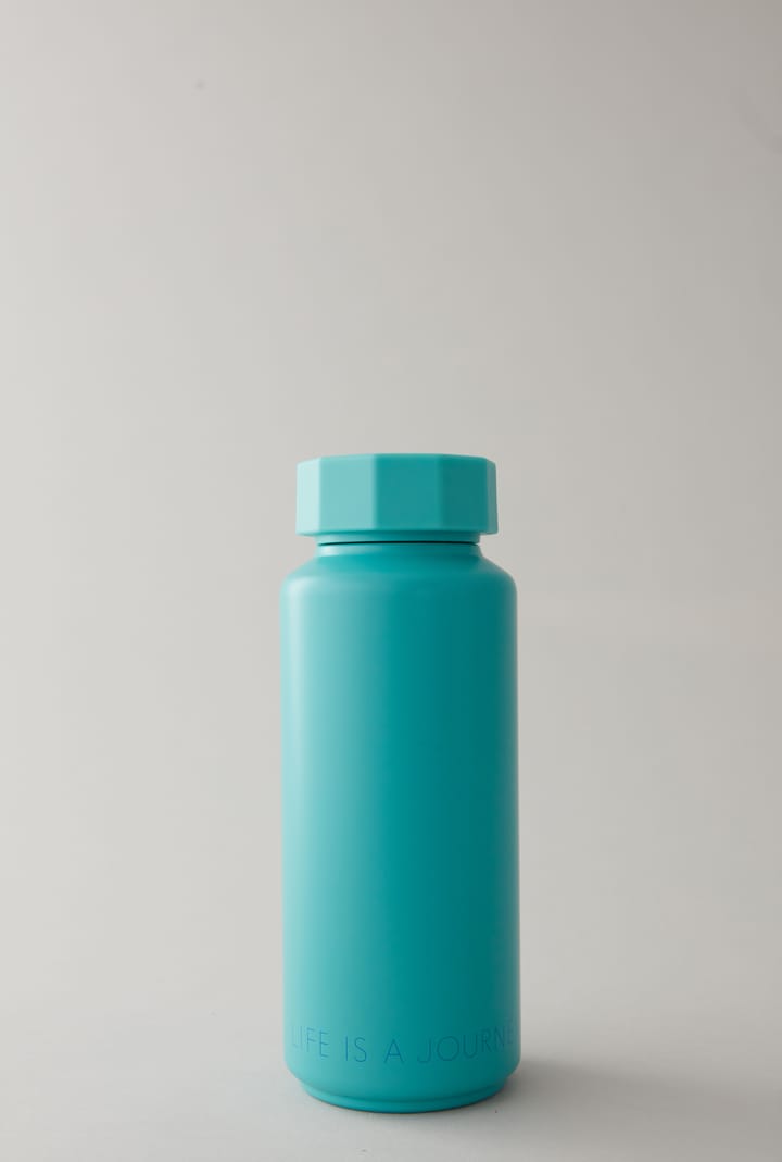 Design Letters thermal flask special edition, Turquoise Design Letters