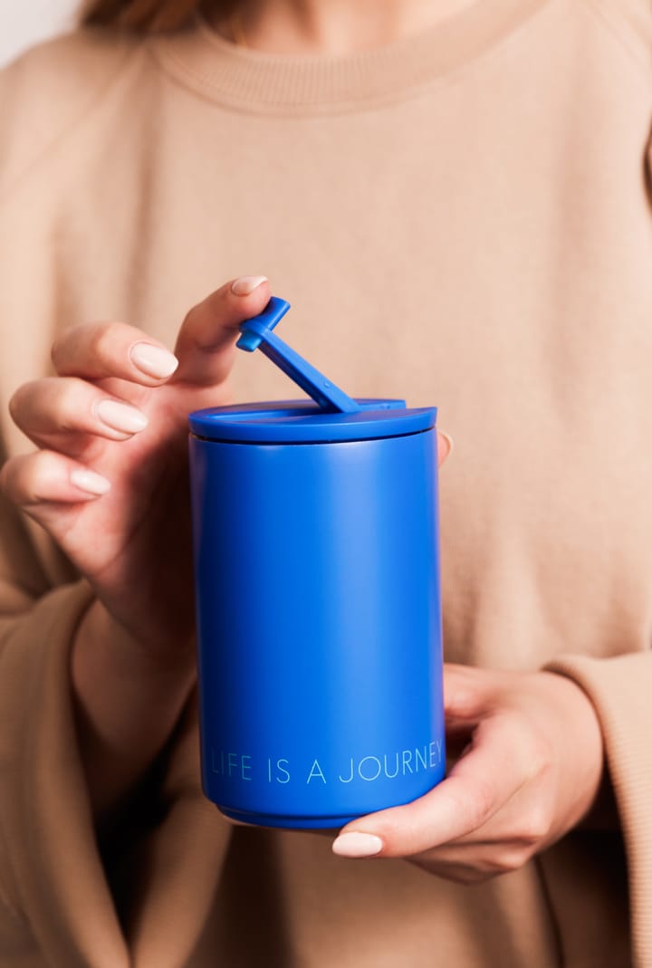 Design Letters thermal mug, Cobalt blue Design Letters