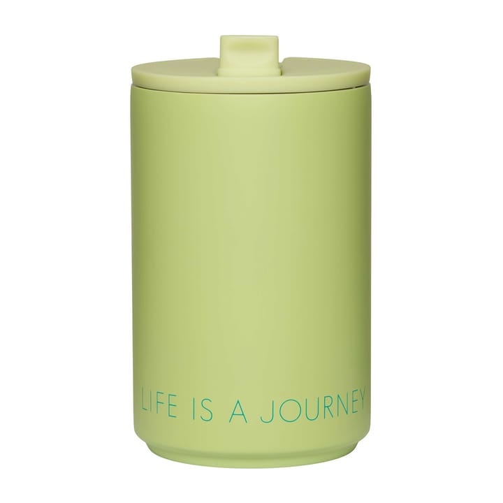 Design Letters thermal mug - Green pale - Design Letters