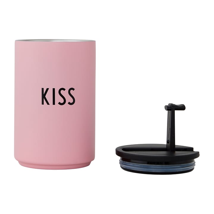 Design Letters thermal mug, Pink-kiss Design Letters