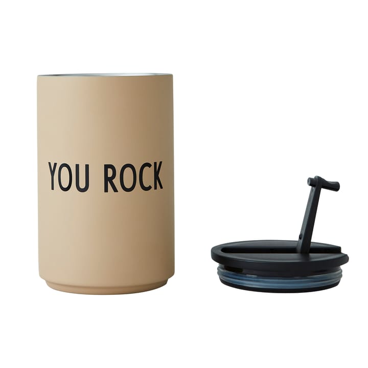 Design Letters thermal mug, You rock Design Letters