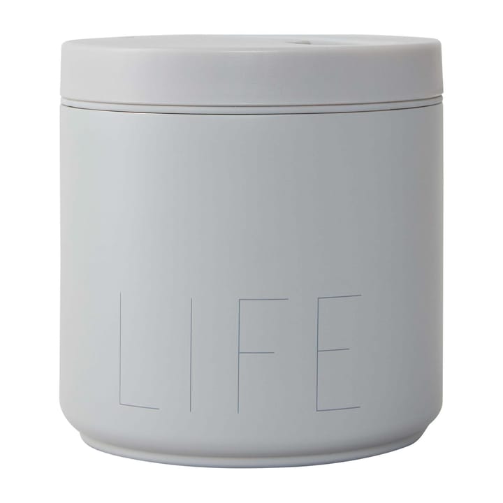 Design Letters thermos-box large - Life-Grey - Design Letters