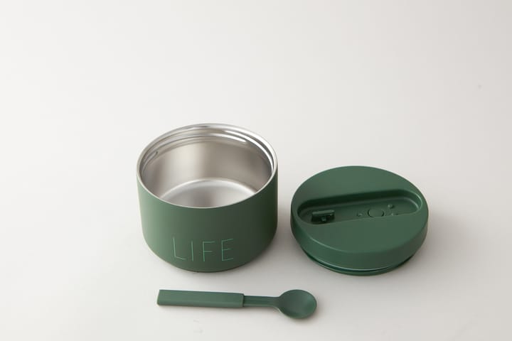 Design Letters thermos-box small, Life-myrtle green Design Letters