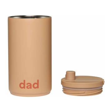 Design Letters travel mug 35 cl - Dad-beige - Design Letters